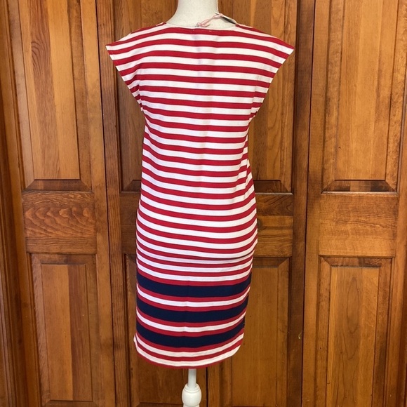 Vineyard Vines Americana Lighthouse BodyCon Performance Dress Sleeveless XXS - Picture 3 of 13